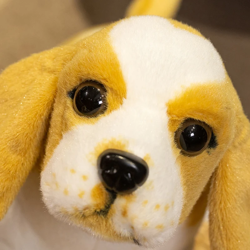 50cm Lifelike Dog Plush Toy Stuffed Animals Rottweiler Charlie Beagle Dalmatian Soft Doll Real-life Dog Gift for Dog Pet lover