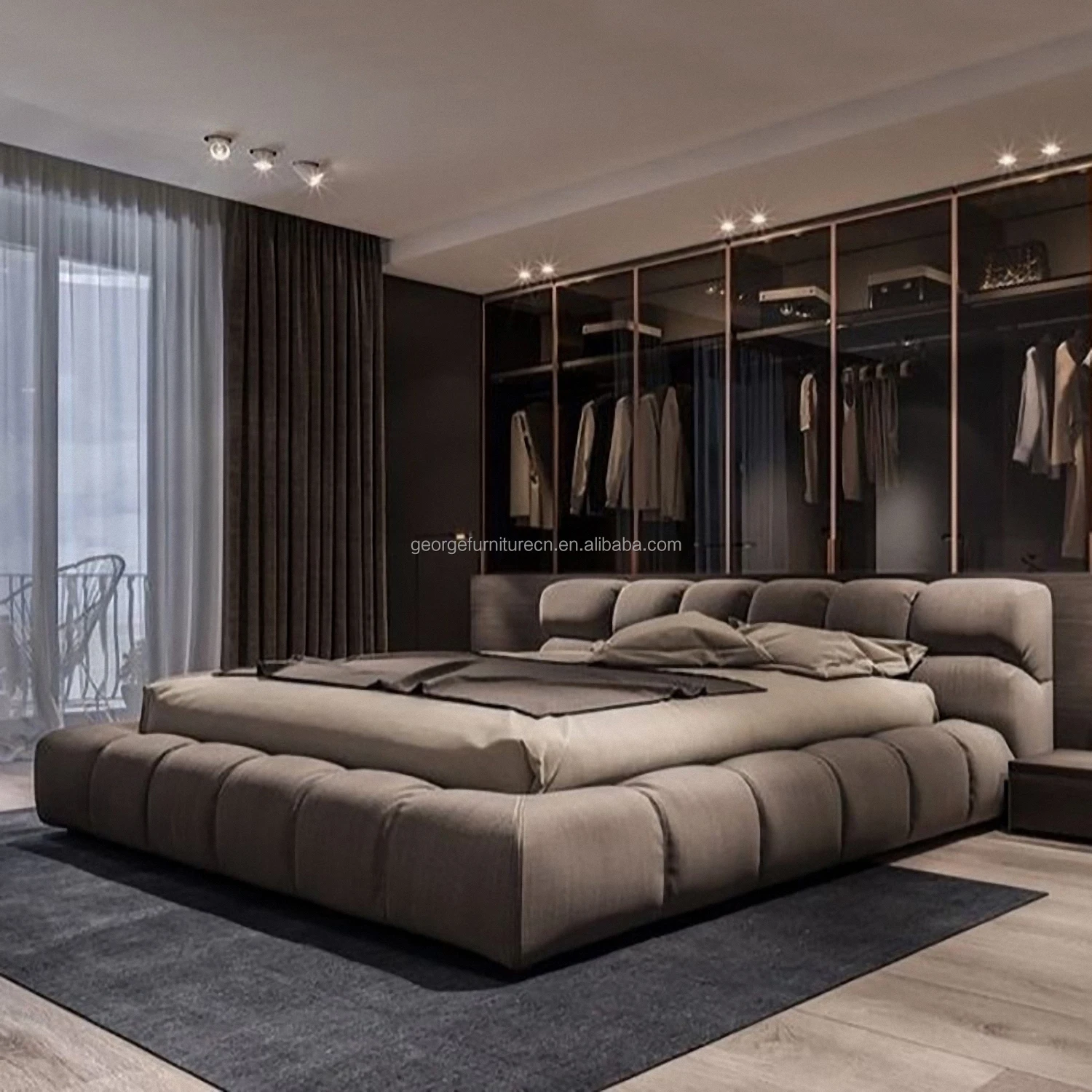 

Мебель для спальни, хит продаж, массив дерева, новейший дизайн, кровать, мебель для спальни, мебель для спальни, деревянная двуспальная кровать размера «king-size»