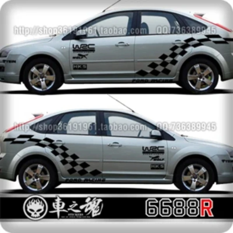 

Для Ford Focus 2009-2013 украшение кузова модифицированная спортивная наклейка пленка аксессуары