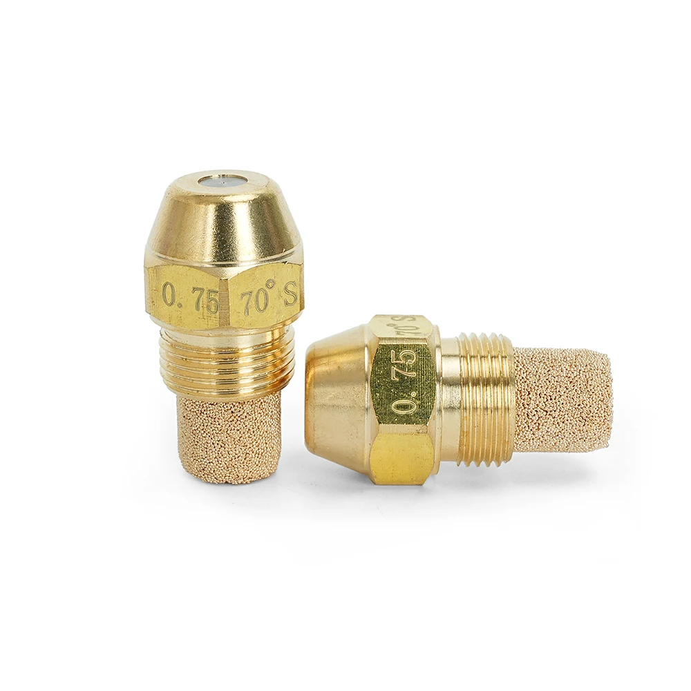 Diesel Fuel Jet Brass Burner Oil Nozzle Burner 70 Degree 9/16