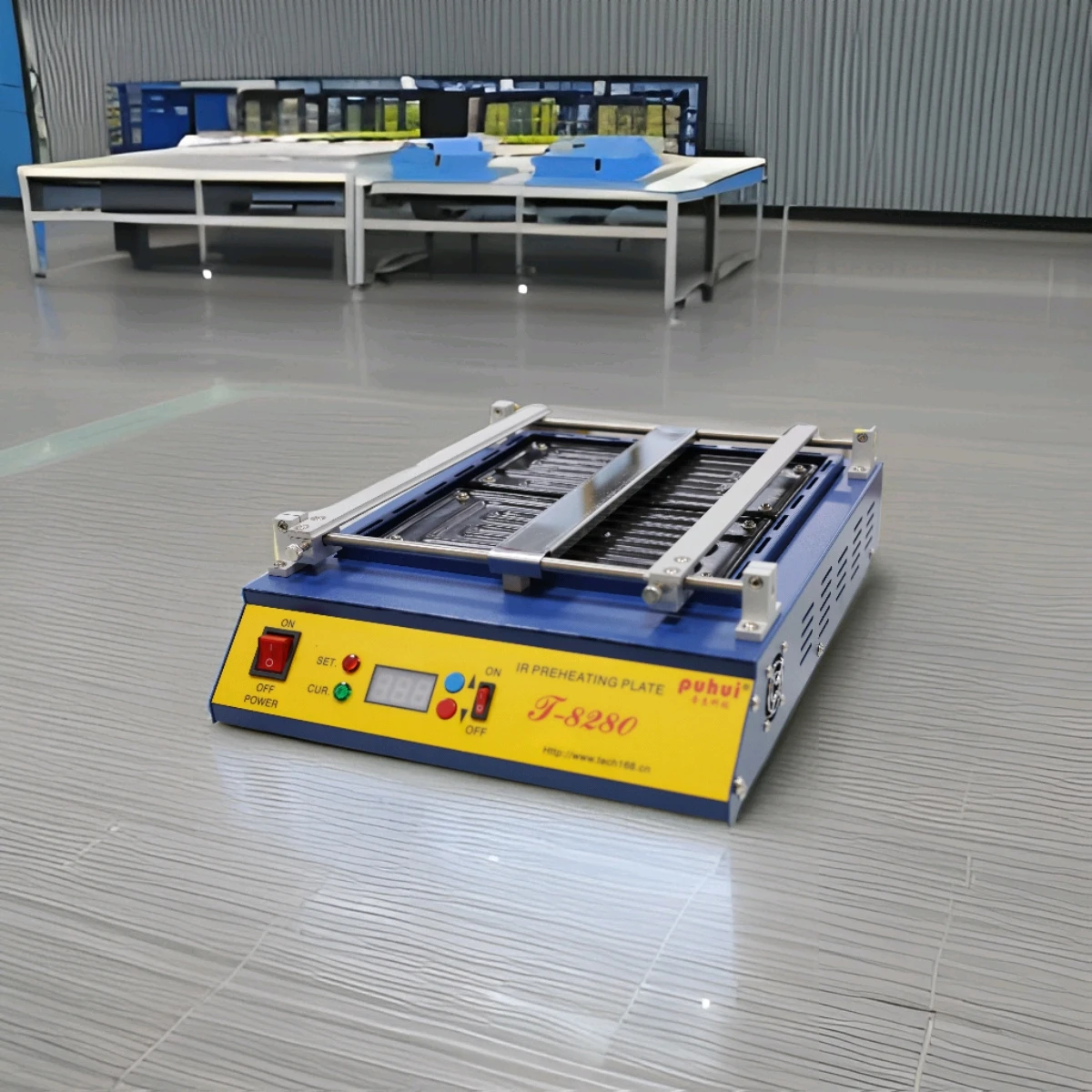 220V T8280 PCB Preheater IR Preheating Plate T-8280 IR-Preheating Oven 0-450degree Celsius Solder Repair
