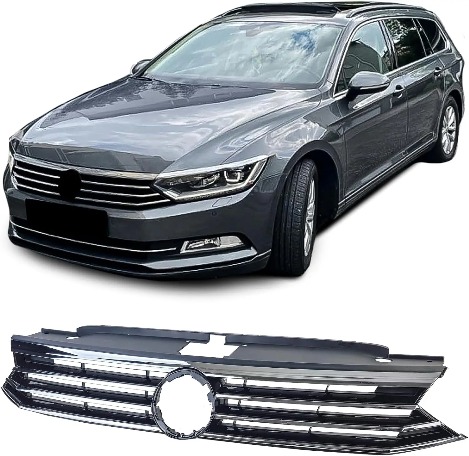 

For Volkswagen PASSAT B8 2015-2019 VARIANT FRONT GRILLE OE 3GO 853 653 Original Replacement Auto Part