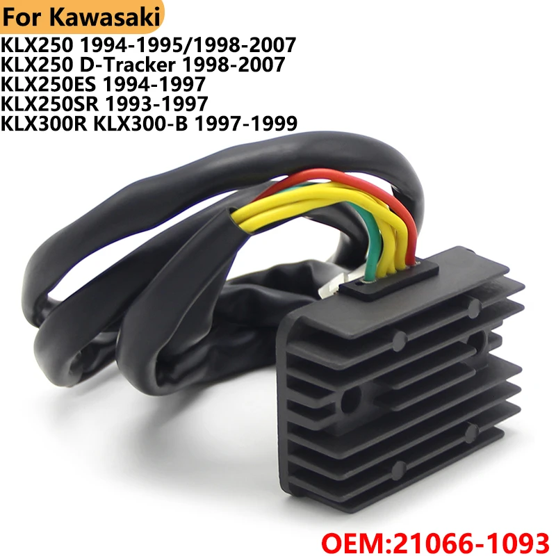 

21066-1093 Motorcycle Voltage Regulator Rectifier For Kawasaki KLX250 D-Tracker KLX250ES KLX250SR KLX300R KLX300-B Accessories