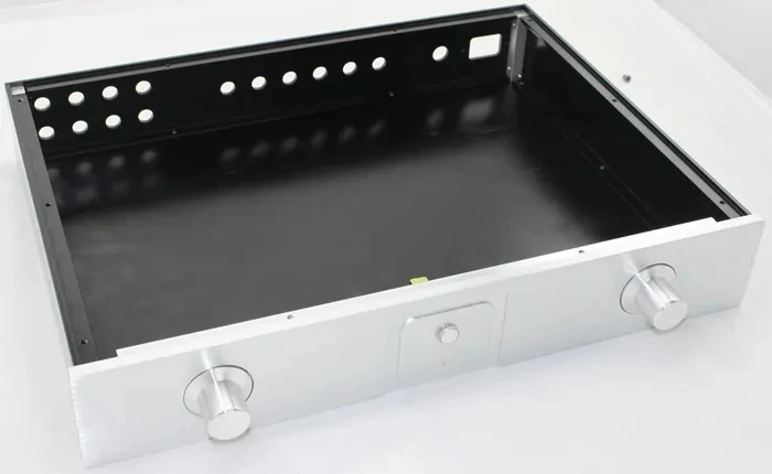 WA1 Aluminum enclosure Preamp chassis Powr amplifier case/box size 313*425*70MM