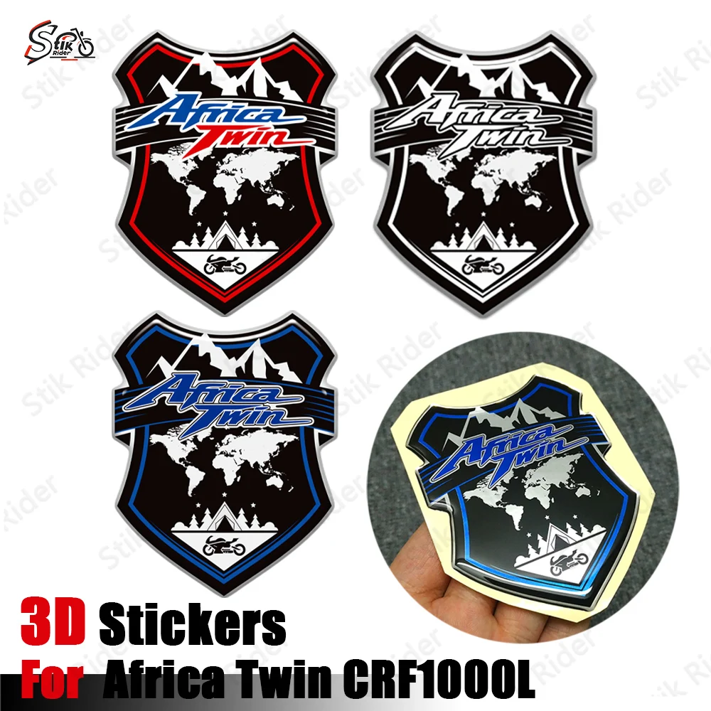 

For Honda AfricaTwin Africa Twin CRF1000L CRF 1000 1100 L 1100L Motorcycle Trunk Luggage Cases Tank Pad windshield 3D Stickers