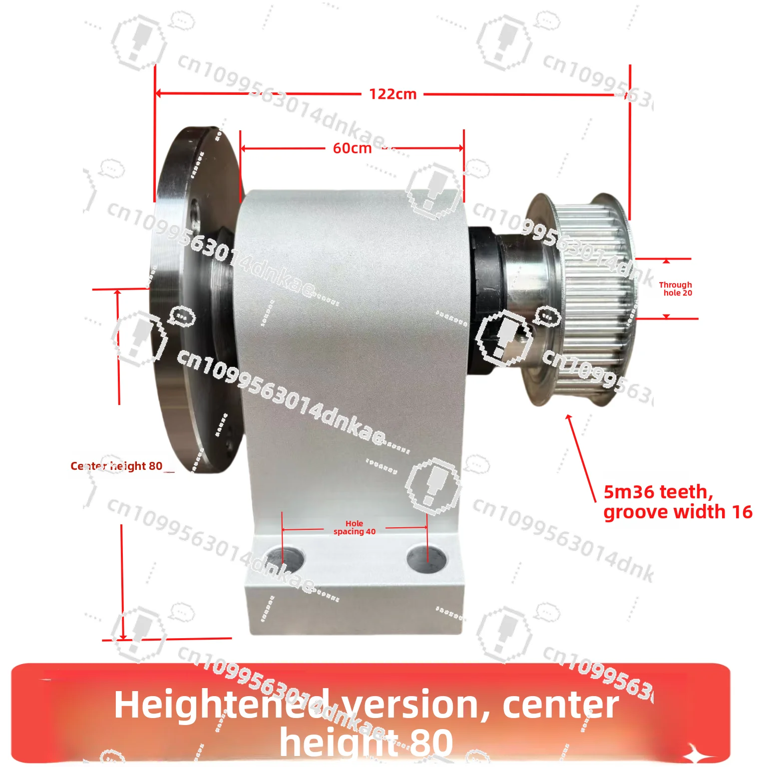 Lathe Spindle High-strength Lathe Bedside Assembly High-precision Integrated Spindle Assembly with Flange