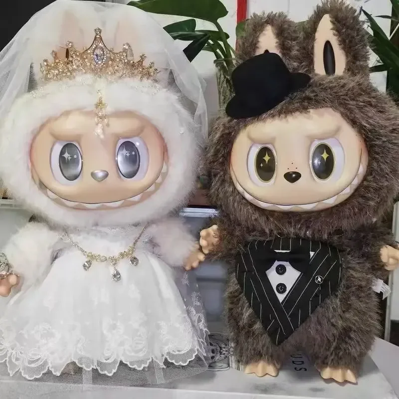 

Куклы Zimomo и Labubu 58 см: Свадебные костюмы, декорации, одежда для кукол Архангелов и Великих Вождей, подарки, модные персонажи