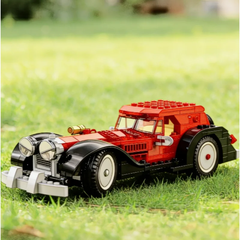 Classic 101 Dalmatians Cruella De Vil Vehicle Building Blocks New Diy Buildable Assembly Car Model Stylish Desktop Decor Unique