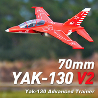 FMS Yak-130 V2 Yak130 PNP Yak 130 70mm Ducted Fan EDF Jet RC Airplane Scale Model Aircraft Avion