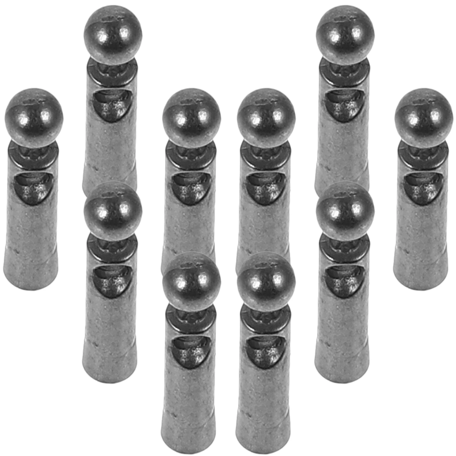 

10pcs Umbrella Tail Beads 15X1.8mm Metal Repair Parts for Folding Sun Rain Umbrella Replacement Accessories Home Daily Use