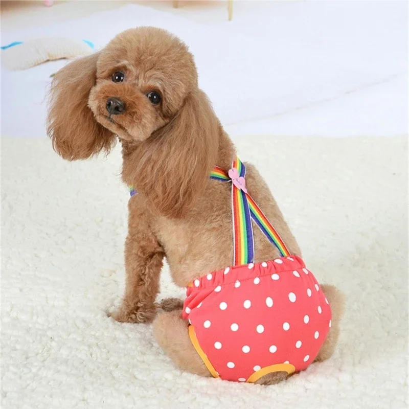 Female Dog Sanitary Panties Diaper Pantie Dog Reusable Diapers Washable Underwears SkinFriendly Period Shorts Dog Supply