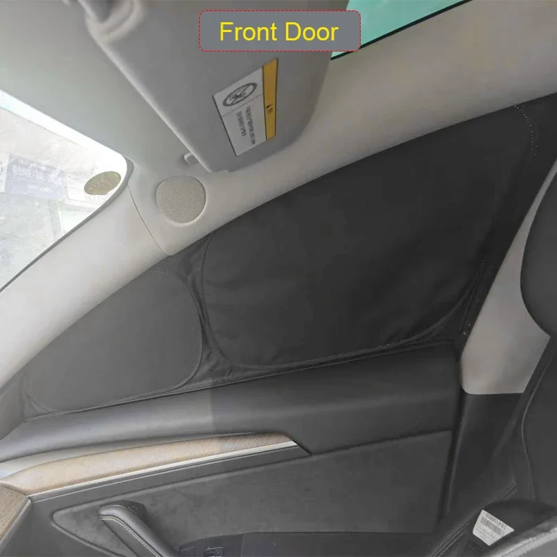 

Автомобильный черный анти-УФ-тепляционный солнцезащитный козырек для конфиденциальности окна для TESLA MODEL 3 2019-настоящее время, автоматическая защитная крышка, аксессуар для интерьера