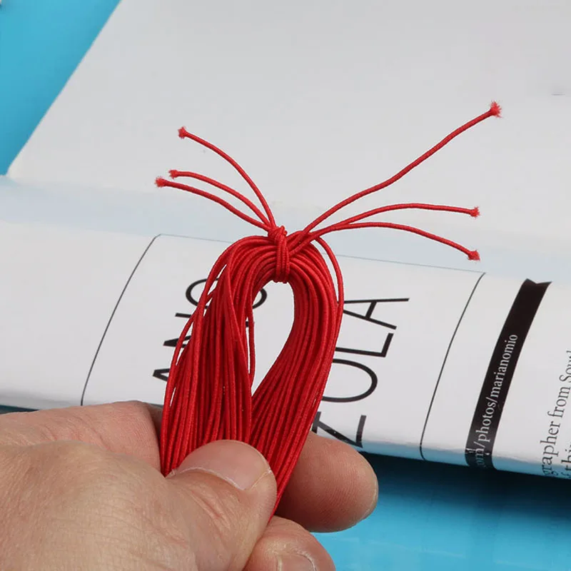 

Length: 22m Thickness:1mm Multiple Colors High-Quality Round Elastic Rope Elastic Line for DIY Handmade Craft Sewing Accessories