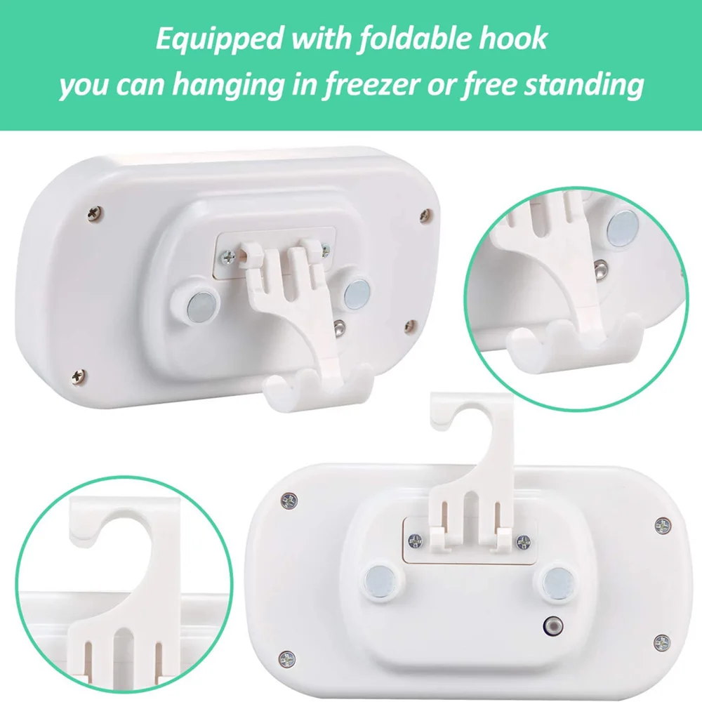 LCD Display Waterproof Refrigeration Hanging Refrigerator Freezer Thermometer Temperature Meter Fridge Kitchen Tool