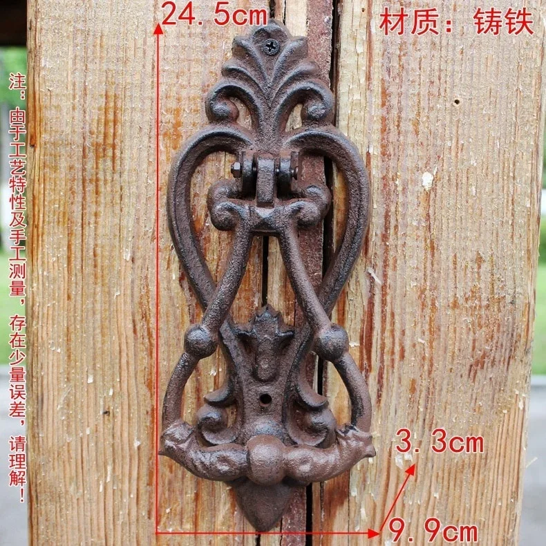 Fashion American Style Country Knocker Antique Window Decoration Home Door Handle DIY Garden Cast Iron