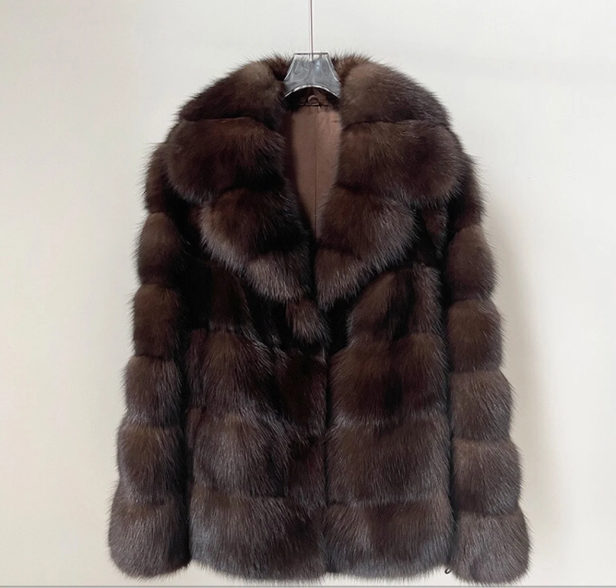 

2023 Women's Clothing Warm fur one-piece eco-friendly fur imitation mink jacket Autumn Winter New 1217