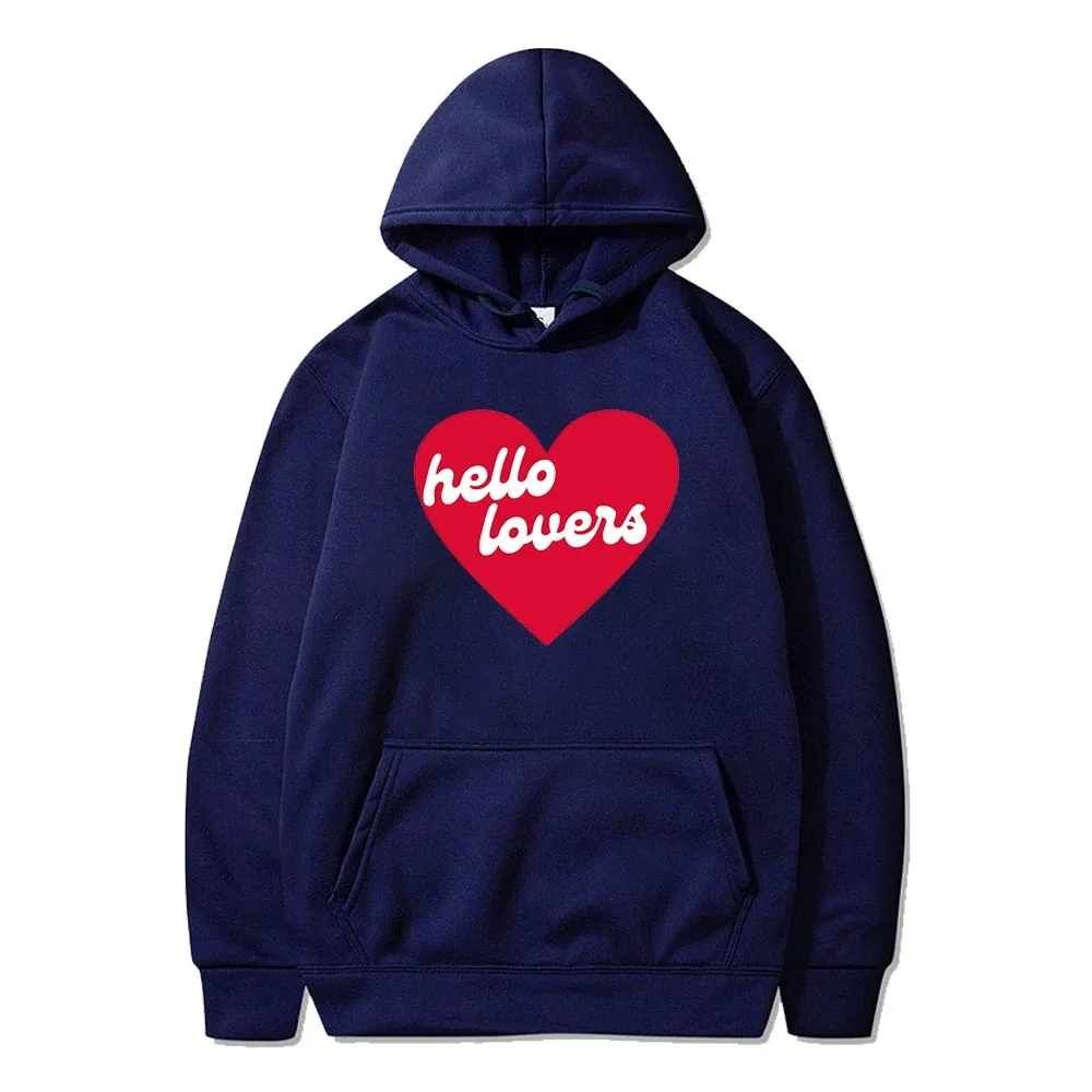 Niall Horan-Sudadera con capucha de Hello Lovers para hombre y mujer, suéter de manga larga con capucha de estilo informal, ropa de moda