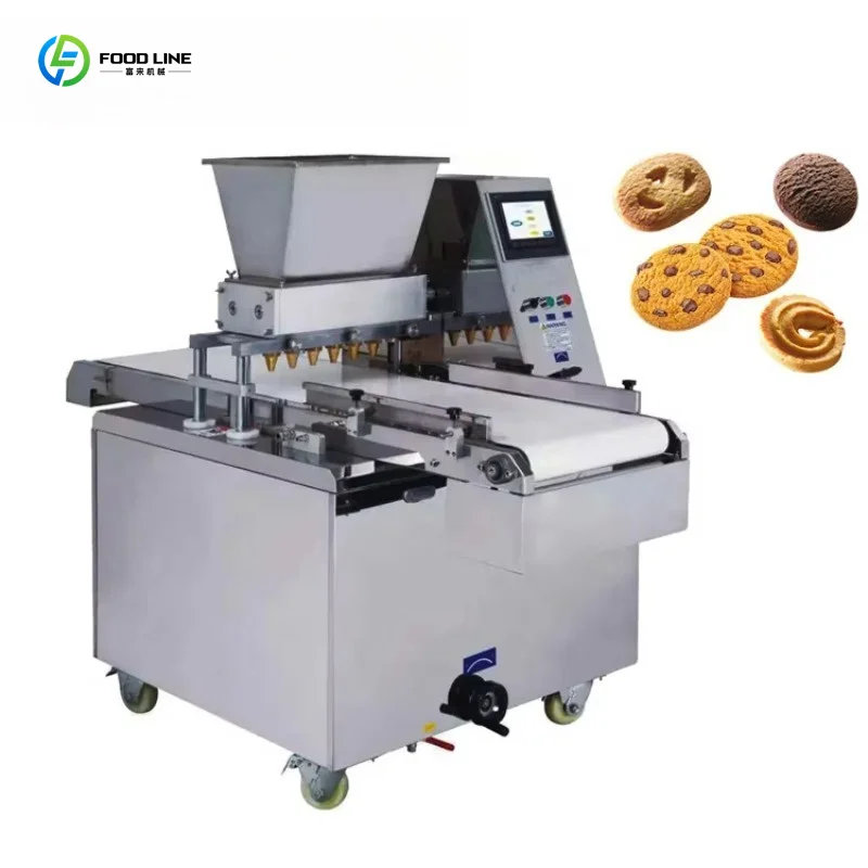 Customized Mini Panda Cookie Machine Automatic Drop Type Commercial Biscuit Maker