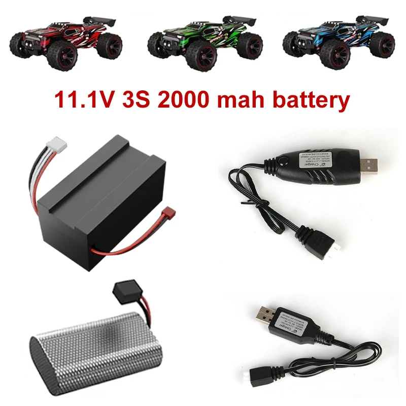

3S 11.1V 2000mah Lipo Battery For 9522 High speed RC Car 7.4V 2S 1600mah Lithium battery RC Automotive Parts Backup battery