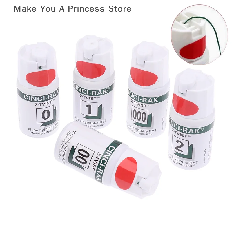 

1 Bottle Dental Thread Disposable Gingival Retraction Cord Retractor Splitter Knitted Cotton Gum Line Dentist Material 5 Sizes