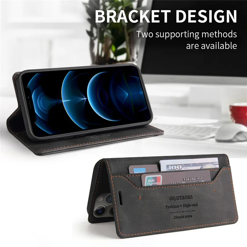 Magnetic Wallet Flip Cover Case For Xiaomi Redmi Note 8 Pro 8T Note8 2021 Redmi8 Cover Anti-theft Leather Phone Bags Capa