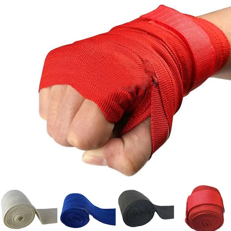 3M Boxing Bandage Wrap Cotton Sports Straps Taekwondo Hand Gloves Wrap Combat Protect Belt Boxing Handwraps for Men Women