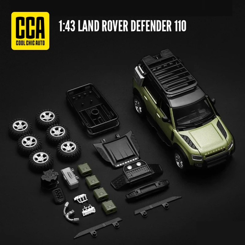 CCA Assembly Model Kit 1/36 Dodge Hellcat 1/43 Ford Mustang Land Rover Suzuki Jimny Toy Car Diecast Alloy Collection Kid Gift