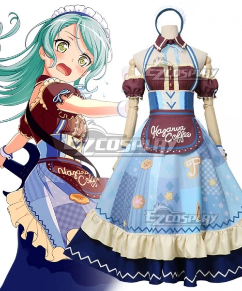 BanG Dream! Roselia Making cookies Hikawa Sayo Women Dress Halloween Christmas Girls Lolita Dress Cosplay Costume E001