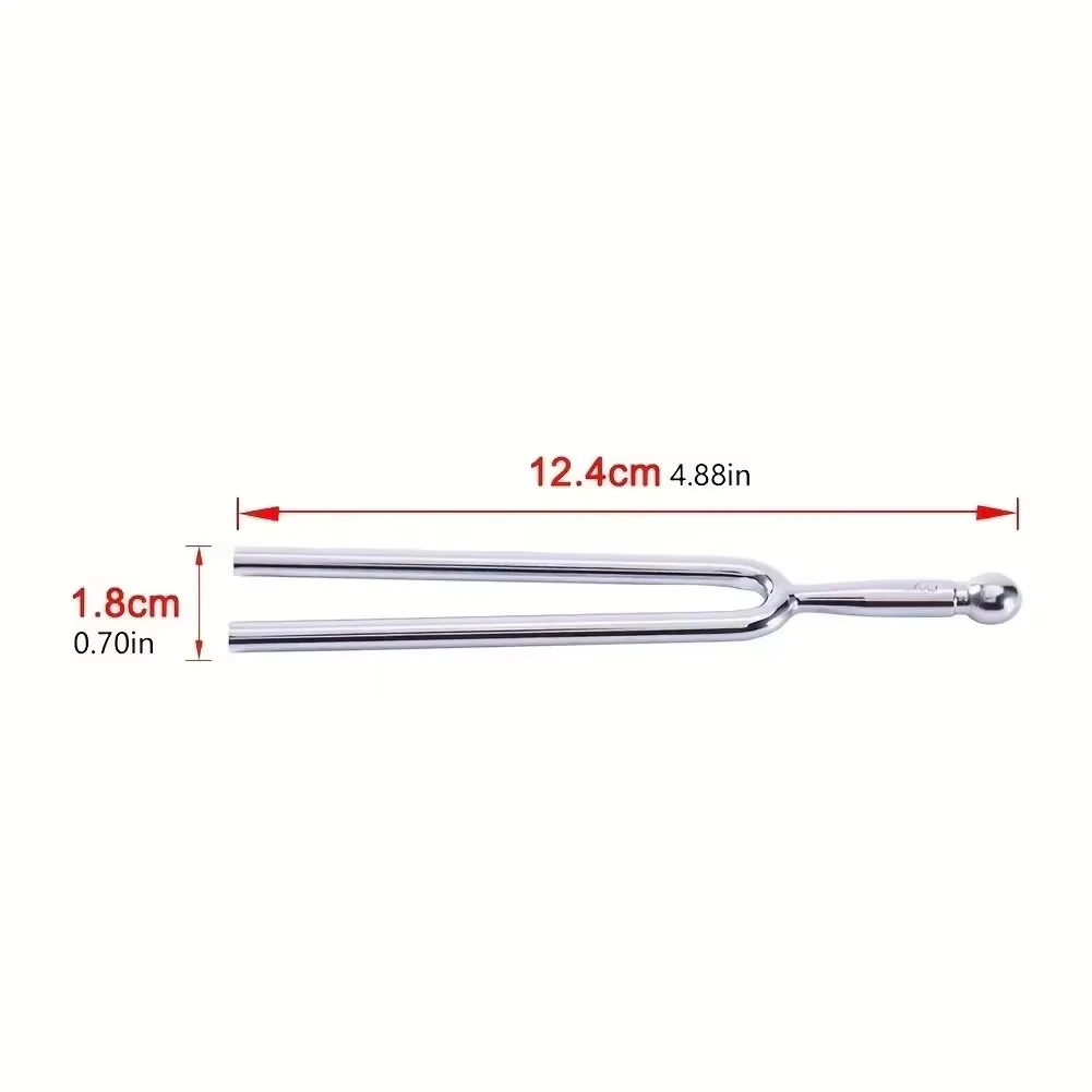 Miwayer Steel Tuning Fork 440Hz A Tone, Pure Stable Sound, Professional Tuning Accessory for Music Teaching & Performance