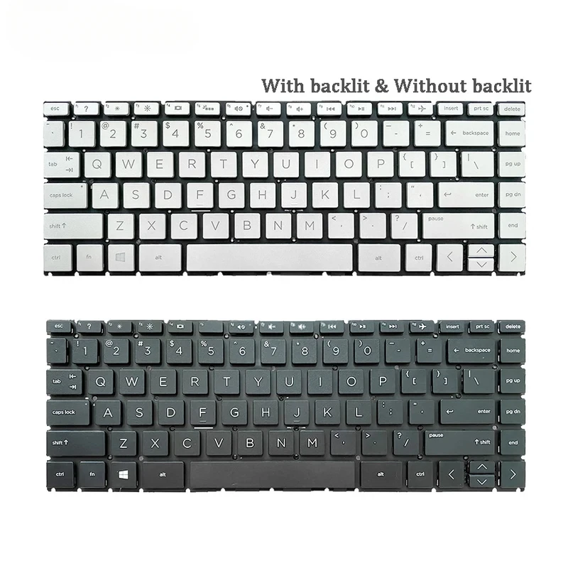 

New Original laptop keyboard for HP 14s-dr 14s-fr 14-dq 14-fq 14-dh TPN-Q221 TPN-W139