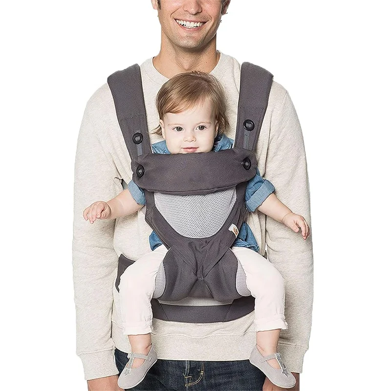 Wholesale 6 In 1 Ergonomic Baby Wrap Carrier  Lumbar Support Front And Back Baby Carrier Bag Backpack