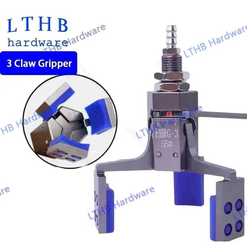 

Mini Fixture Three Claw Clamp with Sensor Switch Manipulator Gripper Finger Cylinder Water Spout Clip for Cylindrical Objects