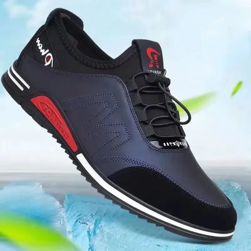 Herren schuhe Mode weiche Sohlen Herren Freizeit schuhe britischen Stil formelle Schuhe atmungsaktive Schnürung Bottom Light Sneakers männlich Größe 44