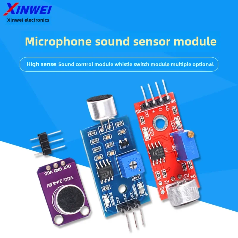 High Sense Microphone Sound Sensor Control Module Whistle Switch Module Sensor Module