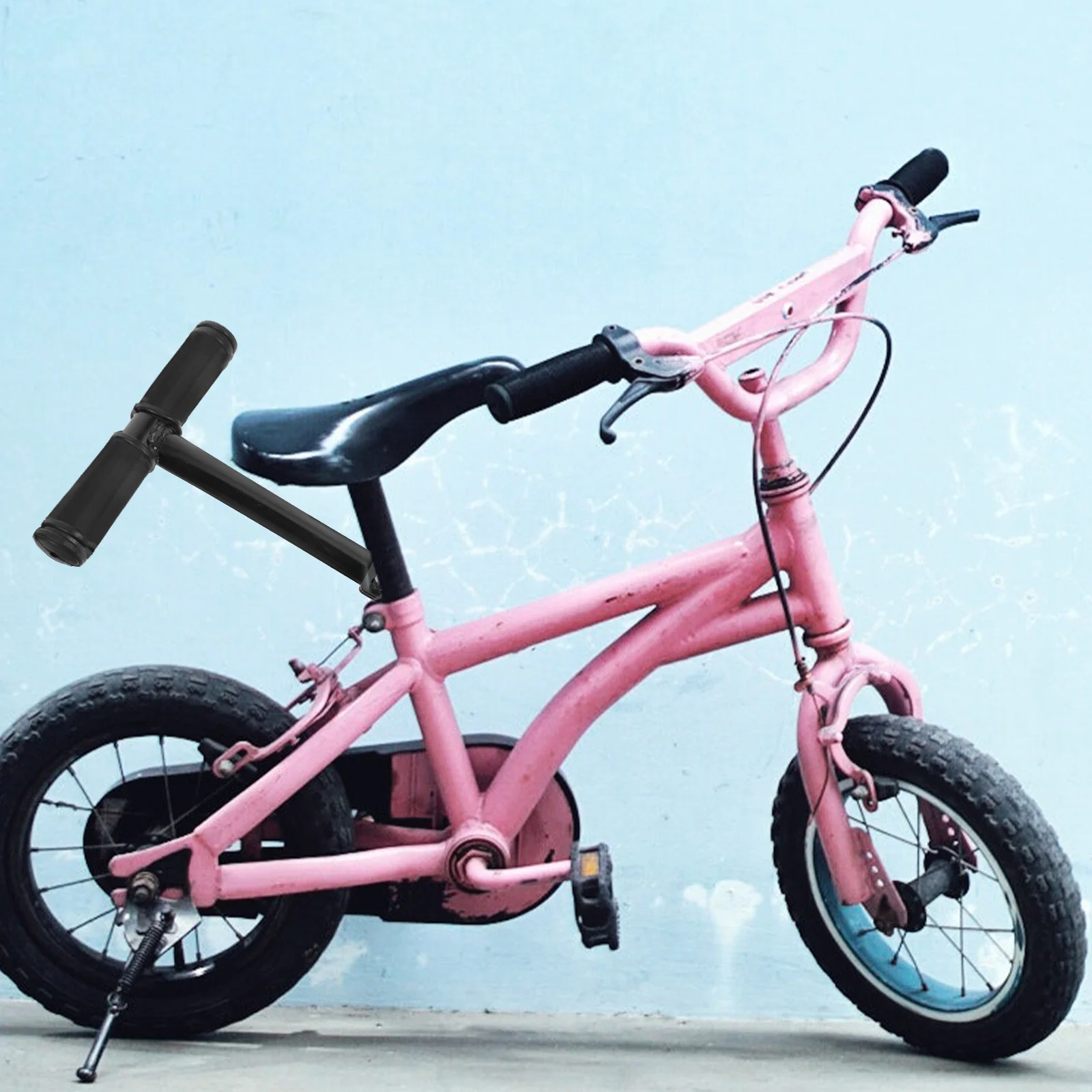 مقبض مسند ذراع المقعد الخلفي للدراجة الآمنة، قبضة مريحة غير قابلة للانزلاق لدراجات الطرق الجبلية، سهلة التركيب، دراجة المقعد الخلفي الواقي