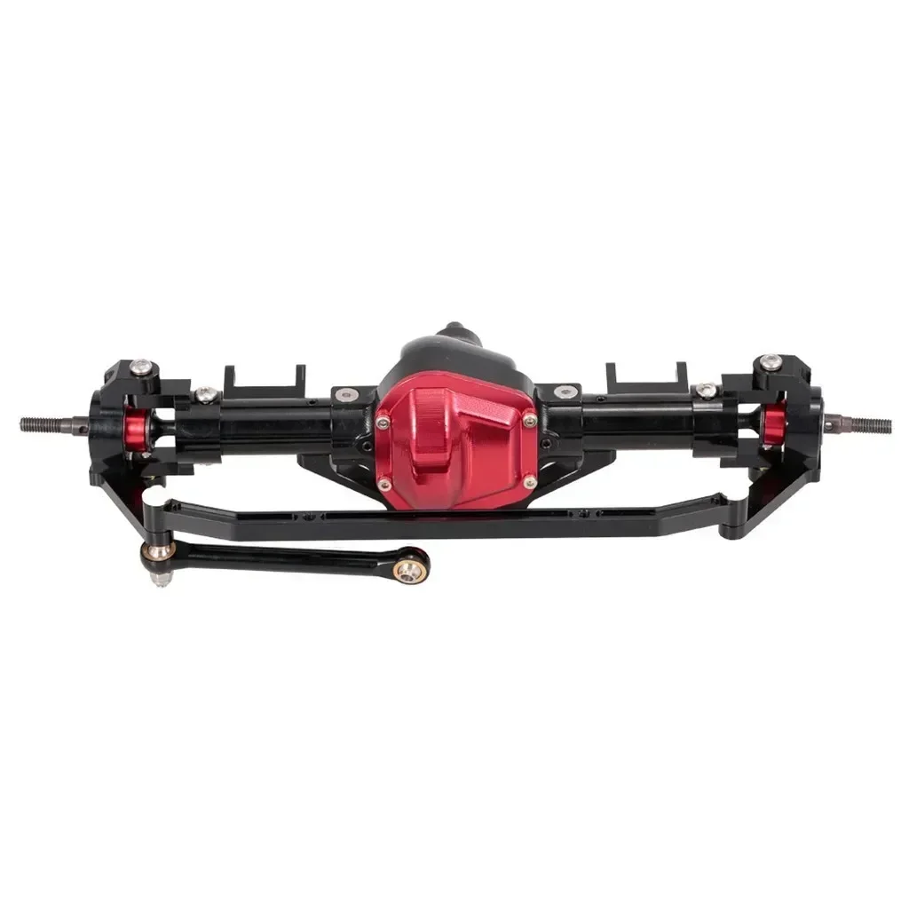 Eixo dianteiro/traseiro de carro RC de metal CNC para peças de atualização de carro de esteira rolante Axial SCX10 1:10 RC