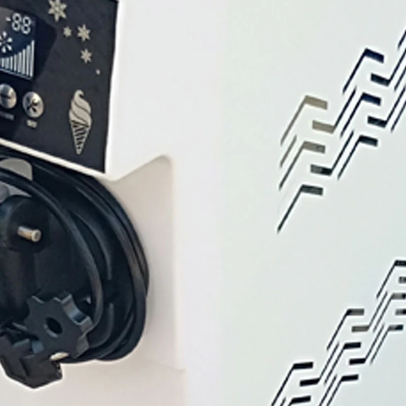 آلة آيس كريم مثلجات ذات نكهة واحدة، متجر الحلوى، آلة آيس كريم ناعم سطح المكتب، آلة بيع العرض الرقمي #1