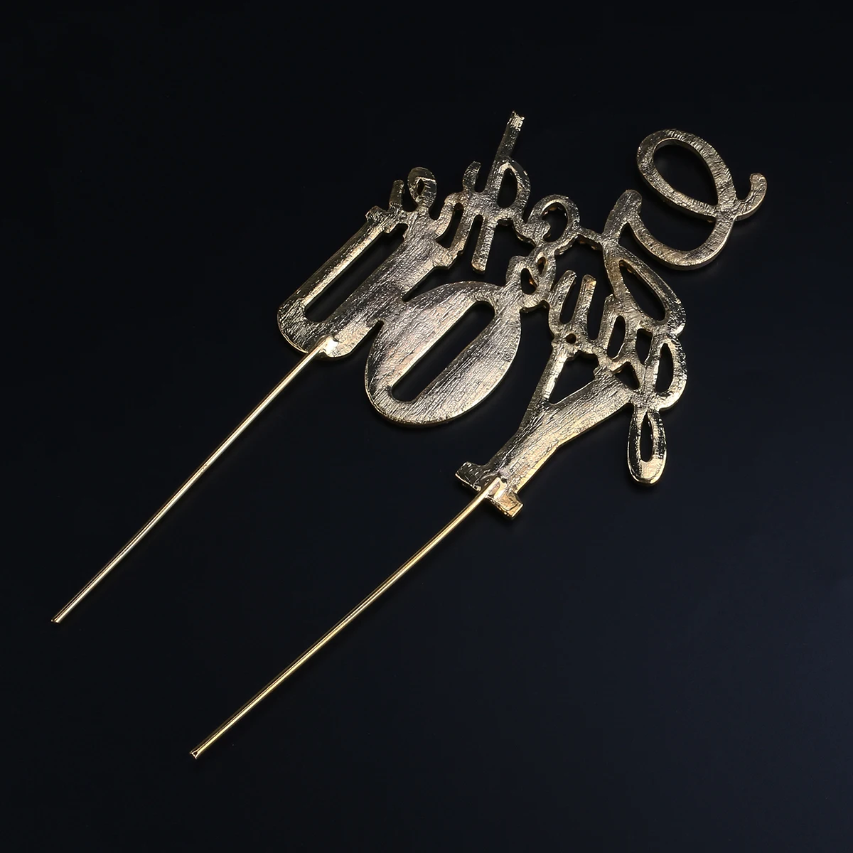 

You Rhinestone Gold Alloy Cake Topper Perfect Wedding Birthday Anniversary Decorative Party Banquet