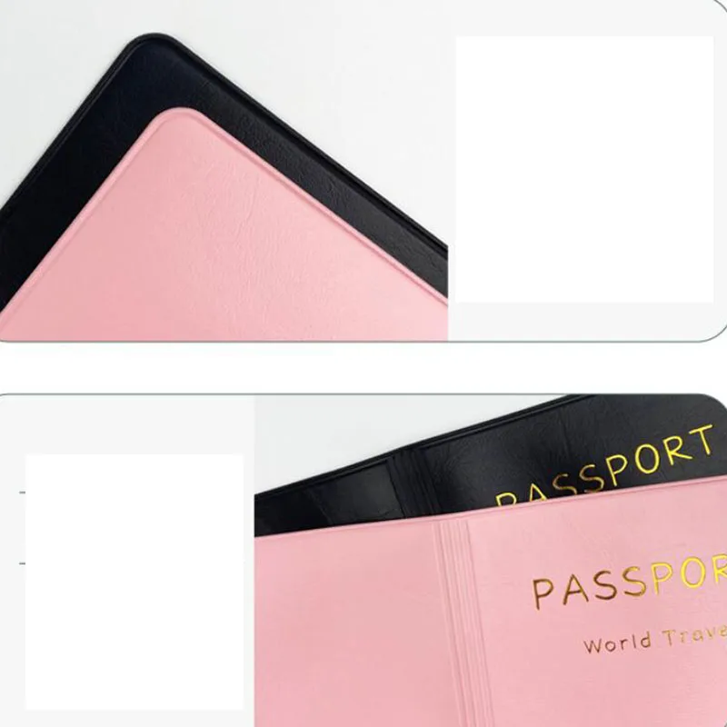 

Women Men PU Leather Business Cards Holder Wallet Travel Passport Purse Card Travel Accessories Hand Carry Passport Cover Case