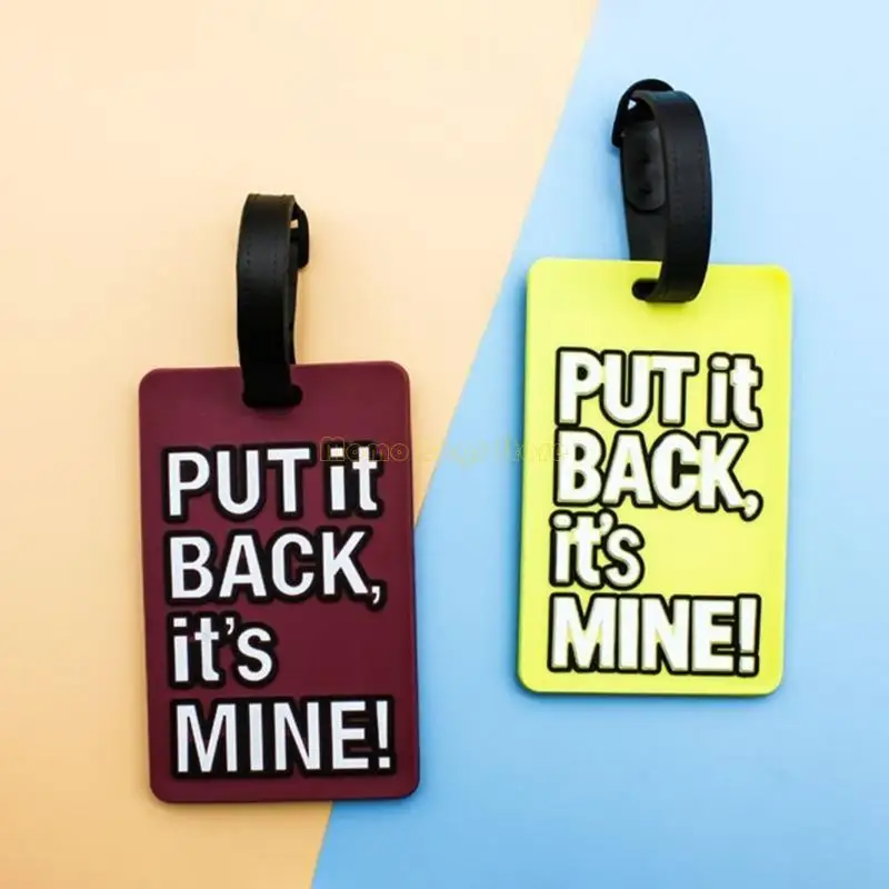 X90d Gepäck -Tags mit Name Adresse