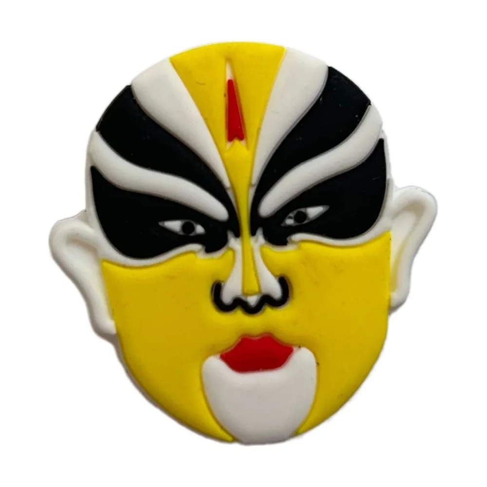 Peking Opera Mask Tennis Shockproof Absorber Chinese Style Anti-Vibration Tennis Racket Shock Pad Personality Shock Absorption