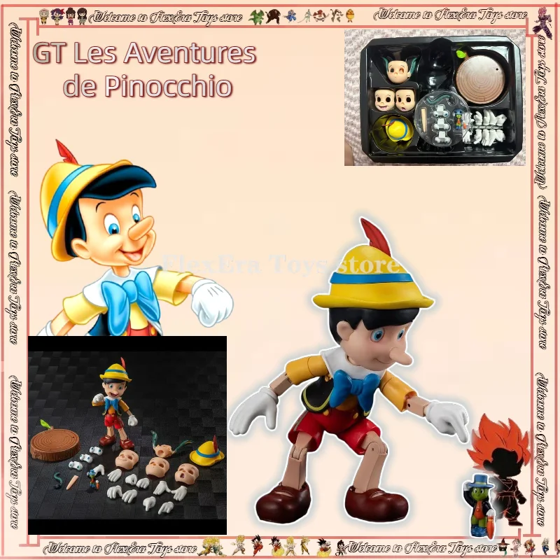 

В наличии: Фигурка Dasin Model Great Toys GT «Приключения Пиноккио» с металлическими шарнирами, 12 см/4,8 дюйма