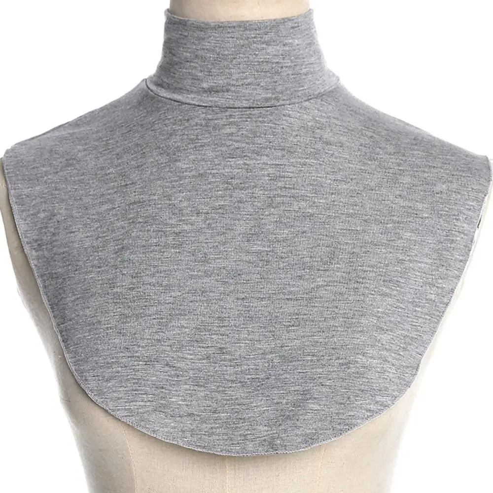 Detachable High Neck Cover Scarves Wraps High Collars Ramadan Hijab Cover Fake Collar Turtleneck