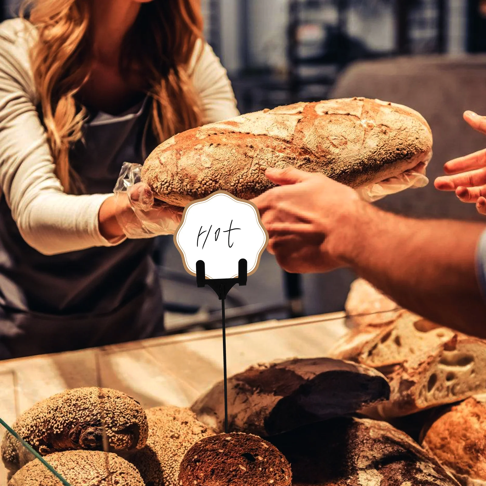 10 Pcs Display Board Price Stand Advertising Clip Shelf Holder Clamp Cards Label Rack Electroplated Iron Tag