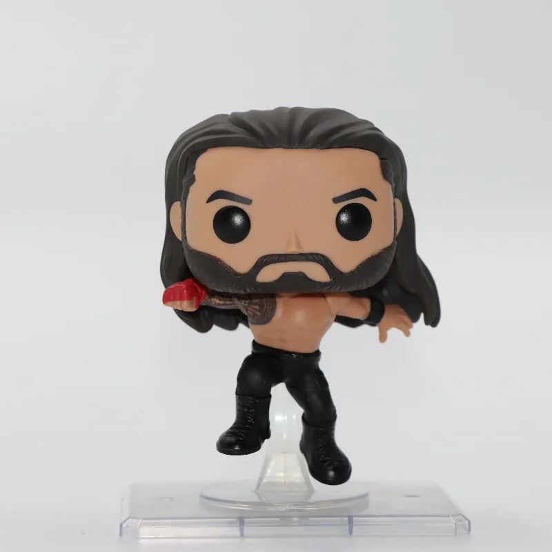 Original Funko Pop WWE Belt Universal Championship Roman Reigns #183 The Rock #137 Action Figure Figurine Doll Toy Gift for Boy