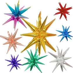 5/10pcs 22inch 4D Conjoined Star Balloon Aluminum Foil Integrated Water Droplet Balloon Wedding Birthday Party Decor