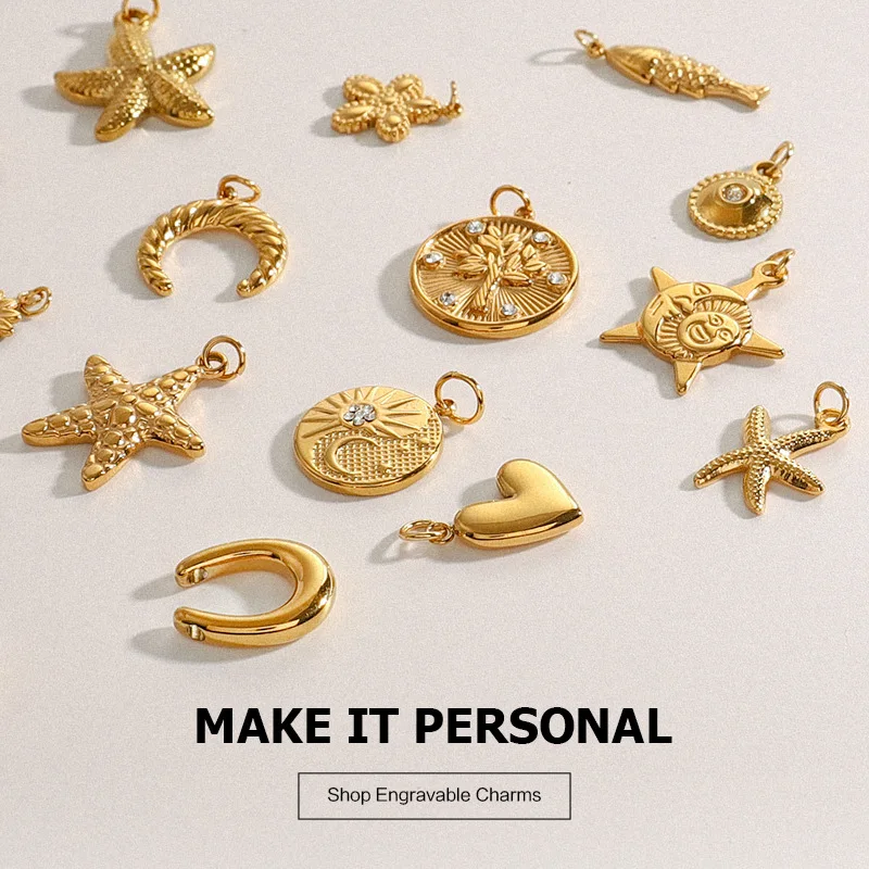 

Stainl Steel Titanium Heart aped Pendant DIY Nelace High Color Retention Accories Cross-Border Faion Jewelry