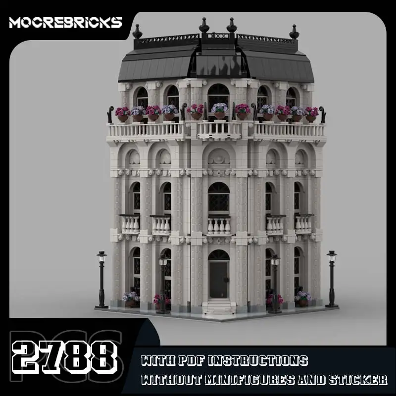 Décennie s de construction MOC pour enfants, série City, restaurant Sushi, modèle d'architecture modulaire, briques technologiques, jouet de bricolage, cadeau de puzzle