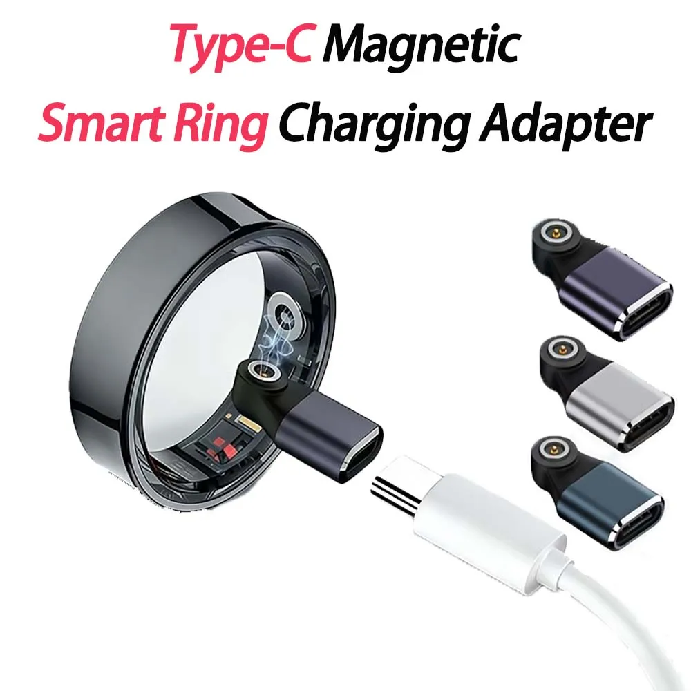 Typ-C Magnetischer Smart Ring Ladeadapter, Geeignet für Smart Ringe, Typ-C Adapter