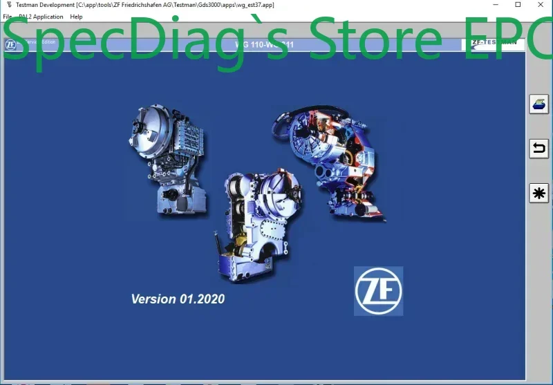 SpecDiag For ZF Testman Pro Development 10.5 [2018]